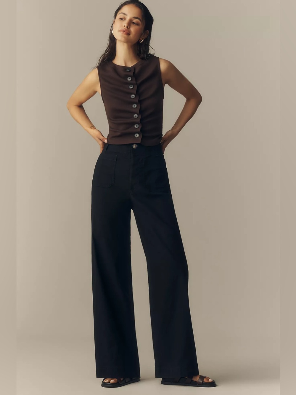 Anthropologie NWT MAEVE COLETTE MAGIC FABRIC FULL LENGTH PANTS